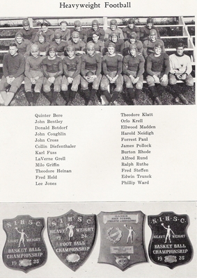 The National Champion football team from Freeport High School.