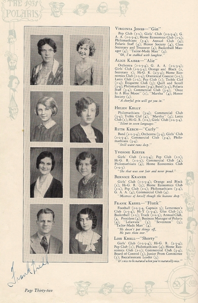 1931 Senior Bernice Kraner