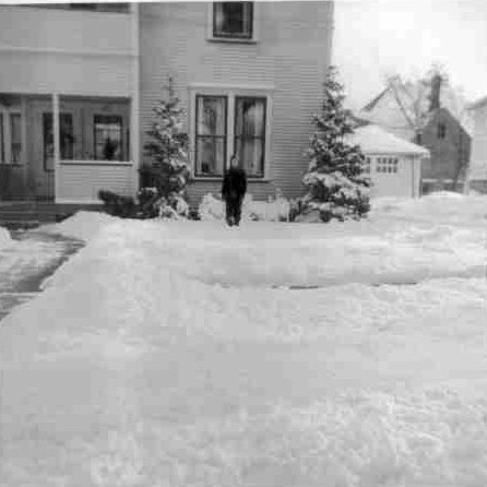 Claudia in the snow