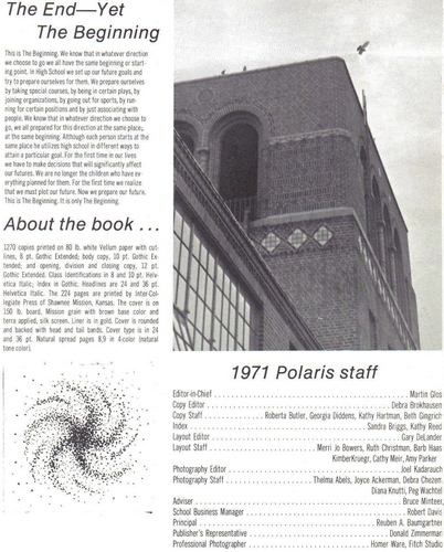 The 1971 Polaris Staff